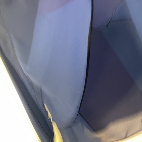 Zara blouse sz. Small, navy - Picture 5 of 7